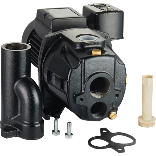 Dual Voltage Cast Iron Convertible Jet Pump, 115 V/230 V, 1100 GPH, 1/2 HP Distribution Élite MP