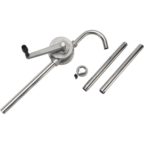 Pompe rotative pour baril, Acier inoxydable, Pour capacit&eacute; 55 gal., 12 oz/course Distribution Élite MP