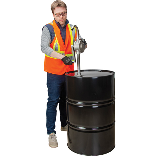 Pompe rotative pour baril, Acier inoxydable, Pour capacit&eacute; 55 gal., 12 oz/course Distribution Élite MP