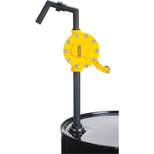 Pompe rotative pour baril, Polypropyl&egrave;ne, Pour capacit&eacute; 15 - 55 gal. US, 8 oz/course Distribution Élite MP