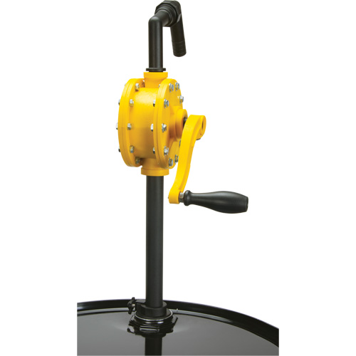 Pompe rotative pour baril, Polypropyl&egrave;ne, Pour capacit&eacute; 15 - 55 gal. US, 8 oz/course Distribution Élite MP