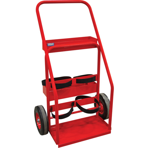 Hot Works Fire Prevention Cart, Semi-Pneumatic Wheels, 17.75" W x 8.9" L Base, 100 lbs. Distribution Élite MP