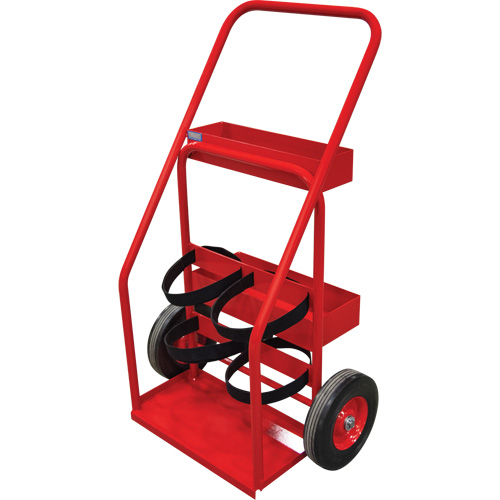 Hot Works Fire Prevention Cart, Semi-Pneumatic Wheels, 17.75" W x 8.9" L Base, 100 lbs. Distribution Élite MP