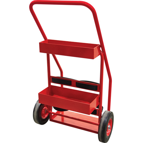 Hot Works Fire Prevention Cart, Semi-Pneumatic Wheels, 17.75" W x 8.9" L Base, 100 lbs. Distribution Élite MP