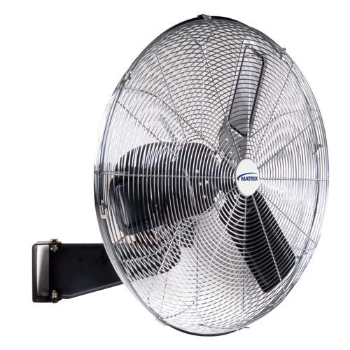 Non-Oscillating Wall Fan, Industrial, 2 Speed, 26" Diameter Distribution Élite MP