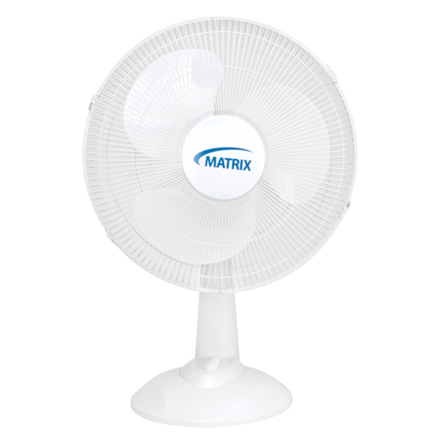 Oscillating Desk Fan with Push Buttons, 16" Diameter, 3 Speeds Distribution Élite MP