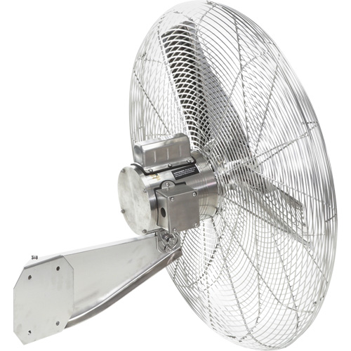 Ventilateurs en acier inoxydable lavables &agrave; grande eau pour service alimentaire, Industriel, 1 vitesses, Diam&egrave;tre de 20" Distribution Élite MP