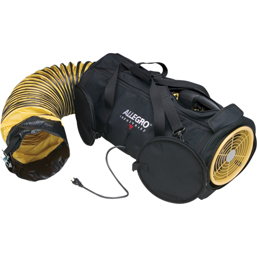 Ventilateurs axiaux  Air Bag  ALLEGRO INDUSTRIES, 1/4 CV, 700 pi³/min Distribution Élite MP