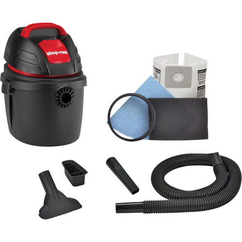Aspirateur portable pour atelier, Secs-humides, 2,5 CV, 2,5 gal. US (9,5 litres) Distribution Élite MP