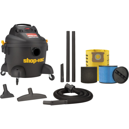 Aspirateur d'atelier s&eacute;rie entrepreneur, Secs-humides, 3,5 CV, 6 gal. US (22,7 litres) Distribution Élite MP
