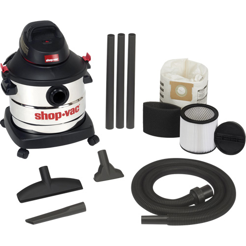 Shop Vacuum, Wet-Dry, 6 HP, 8 US Gal. (30.3 Litres) Distribution Élite MP