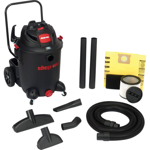Aspirateur utilitaire pour atelier SVX2 avec chariot, Secs-humides, 6,5 CV, 14 gal. US (53 litres) Distribution Élite MP