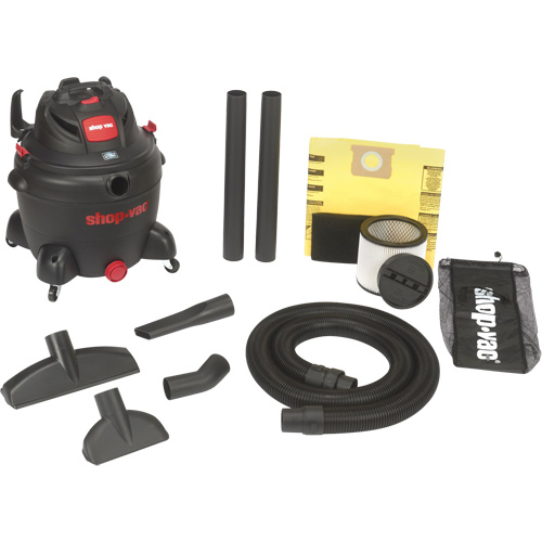 Aspirateur utilitaire pour atelier SVX2, Secs-humides, 6,5 CV, 16 gal. US (60,6 litres) Distribution Élite MP