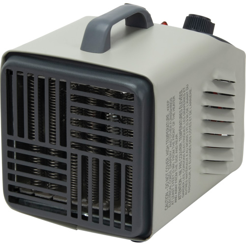 Radiateur portatif m&eacute;tallique datelier avec thermostat, Soufflant, &eacute;lectrique Distribution Élite MP