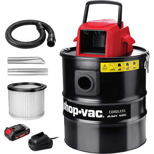 Cordless Ash Vacuum, 20 V, 5 gal. Capacity Distribution Élite MP