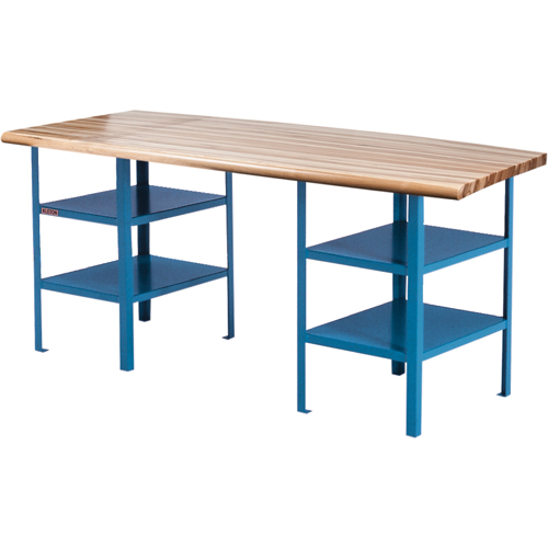 &eacute;tabli sur pi&eacute;destal extra robuste, Cap 2500 lb, 120" la x 30" p, 34" h Distribution Élite MP