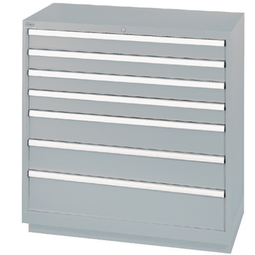 Drawer Cabinets, 7 Drawers, 40-1/4" W x 22-1/2" D x 41-3/4" H, Grey Distribution Élite MP