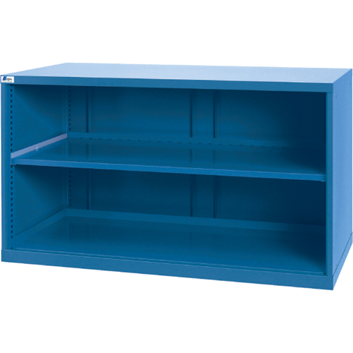 Shelf Cabinets, Steel, 33-1/2" H x 56-1/2" W x 28-1/2" D, Bright blue Distribution Élite MP