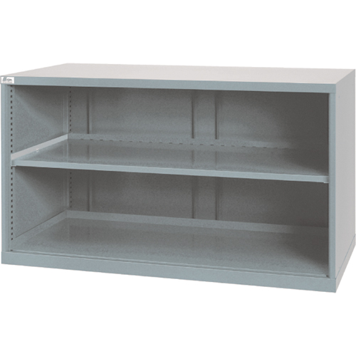 Shelf Cabinets, Steel, 33-1/2" H x 56-1/2" W x 28-1/2" D, Light Grey Distribution Élite MP