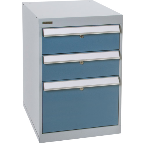 Three-Drawer Pedestal Workbench, 18" W x 21" D x 28" H Distribution Élite MP