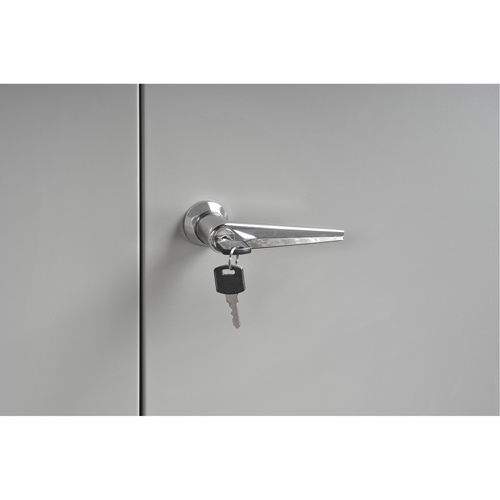 Pupitre d'atelier de style armoire, 34-1/2" la x 30" p x 53" h, Gris Distribution Élite MP