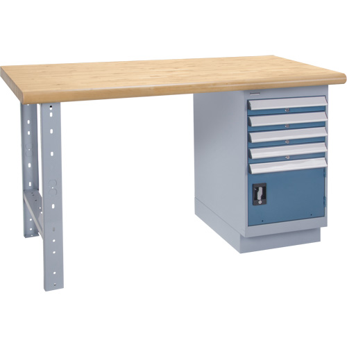 &eacute;tabli robuste, Porte a/combinaison de tiroirs, Cap 1500 lb, 72" la x 36" p, 34" h Distribution Élite MP