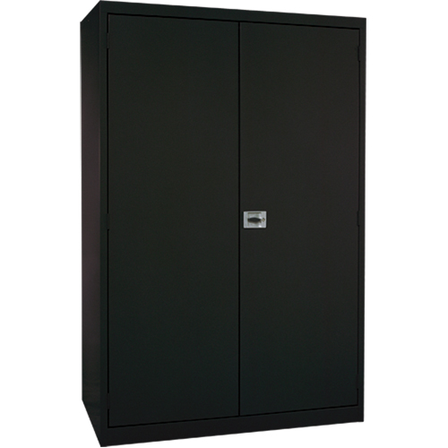 Armoires de rangement Hi-Boy profondes, Acier, 4 Tablettes, 72" h x 36" la x 24" P, Noir Distribution Élite MP