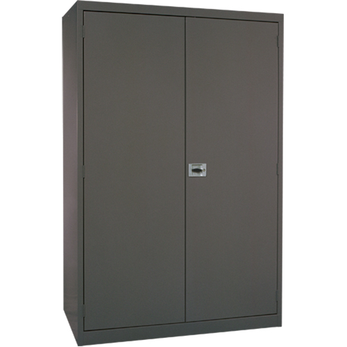 Armoires de rangement Hi-Boy profondes, Acier, 4 Tablettes, 72" h x 36" la x 24" P, Charbon Distribution Élite MP