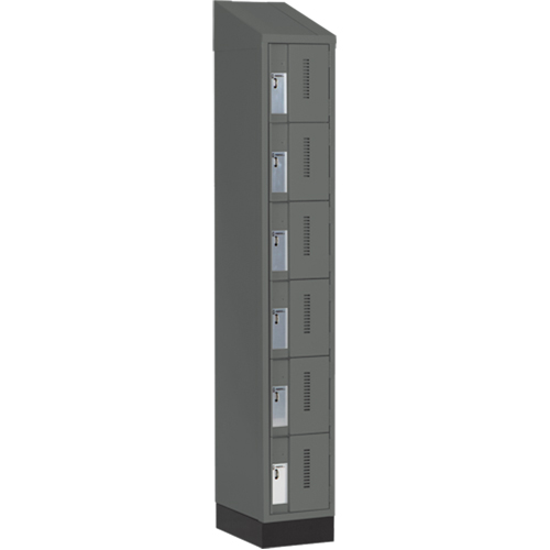Casiers robustes Concorde, 6 niveaux, 12" x 18" x 82", Acier, Charbon, Soud&eacute; (assembl&eacute;) Distribution Élite MP