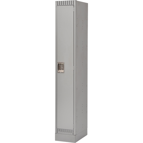 Assembled Lockers, 12" x 18" x 72", Steel, Grey, Rivet (Assembled) Distribution Élite MP