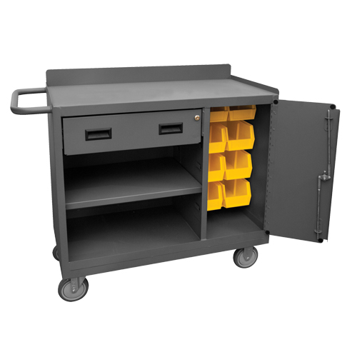 Mobile Workbench Cabinet, Steel Surface Distribution Élite MP