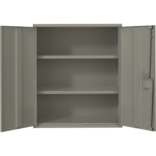 Lo-Boy Storage Cabinet, Steel, 2 Shelves, 40" H x 36" W x 18" D, Grey Distribution Élite MP