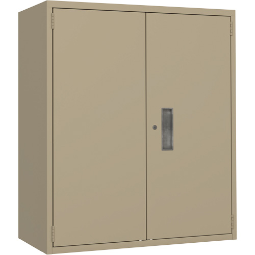 Lo-Boy Storage Cabinet, Steel, 2 Shelves, 40" H x 36" W x 18" D, Beige Distribution Élite MP