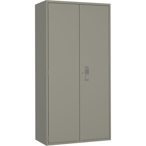 Armoire de rangement Hi-Boy, Acier, 4 Tablettes, 72" h x 36" la x 18" P, Gris Distribution Élite MP