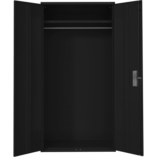 Armoire garde-robe, Acier, 36" la x 18" p x 72" h, Noir Distribution Élite MP