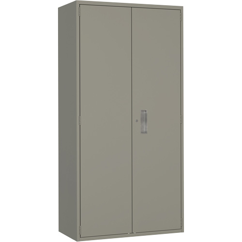 Armoire garde-robe, Acier, 36" la x 18" p x 72" h, Gris Distribution Élite MP