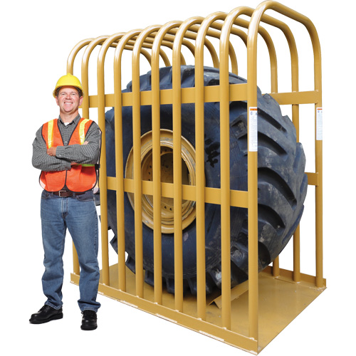 T111 10-Bar Earthmover Tire Inflation Cage Distribution Élite MP