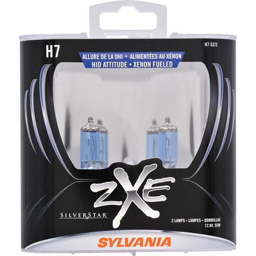 H7 SilverStar&reg; zXe Headlight Bulb, Halogen/HID, 56 W, White Distribution Élite MP