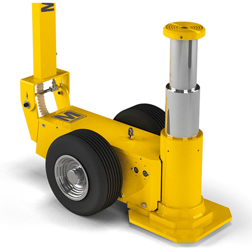 Cric Mammut &agrave; 2 &eacute;tapes, 88 tonnes, Air comprim&eacute;/hydraulique Distribution Élite MP