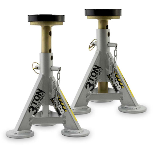 Performance Shorty Low Profile Jack Stands, 3 tons Capacity, 11" - 17" H Distribution Élite MP