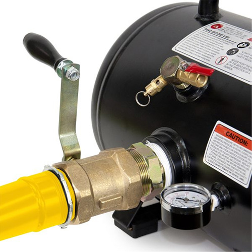 R&eacute;servoir de 5 gallons pour d&eacute;monte-talons de pneu s&eacute;rie Pro, Convient aux jantes de taille 24-1/2" Distribution Élite MP