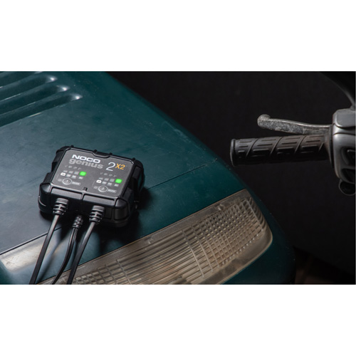 Genius&reg; 2X2 2-Bank, 4-Amp Battery Charger Distribution Élite MP