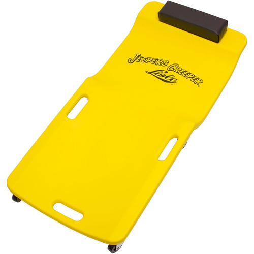 Yellow Low Profile Plastic Creeper Distribution Élite MP