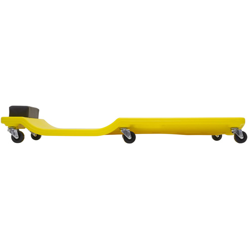 Yellow Low Profile Plastic Creeper Distribution Élite MP