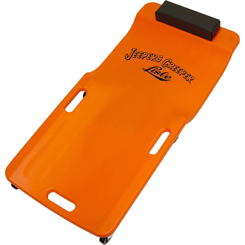 Sommier orange n&eacute;on &agrave; profil bas, en plastique robuste Distribution Élite MP