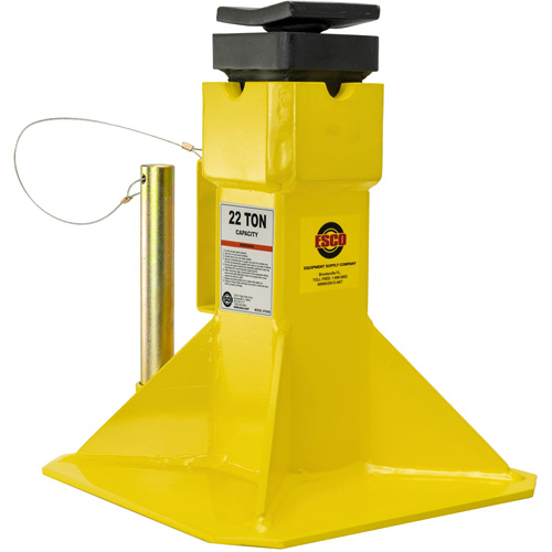 Jack Stands with Adjustable Screw Top Saddle, Locking Pin, 15-1/2" - 20-1/2" H Distribution Élite MP