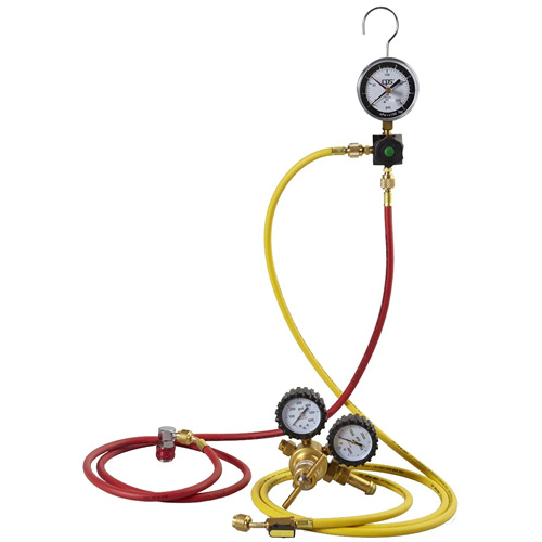 Ensemble pour test de fuite dazote pour climatisation automobile avec r&eacute;gulateur Distribution Élite MP