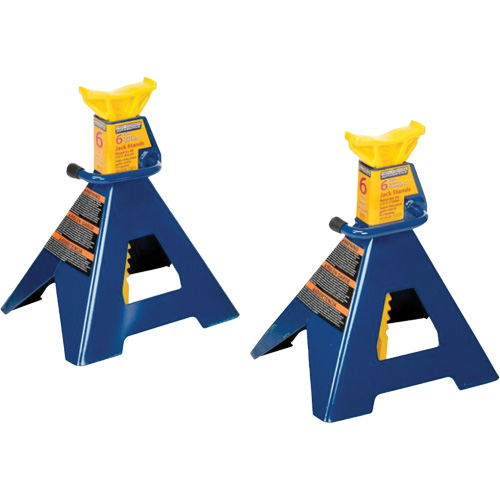 Jack Stand, Locking Handle/Ratchet, 6 tons Capacity, 25-1/4" H Distribution Élite MP