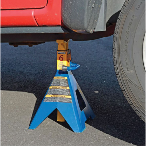 Jack Stand, Locking Handle/Ratchet, 6 tons Capacity, 25-1/4" H Distribution Élite MP