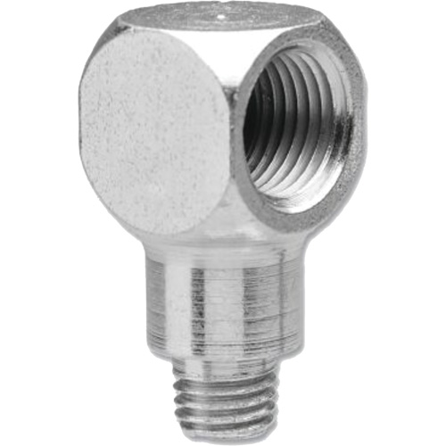 Grease Fitting Adapter with 90-Degree Angle, 1/4"-28 Thread Distribution Élite MP